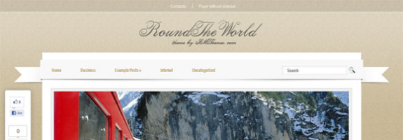 Путешествие тема для wodpress от SMThemes: RoundTheWorld